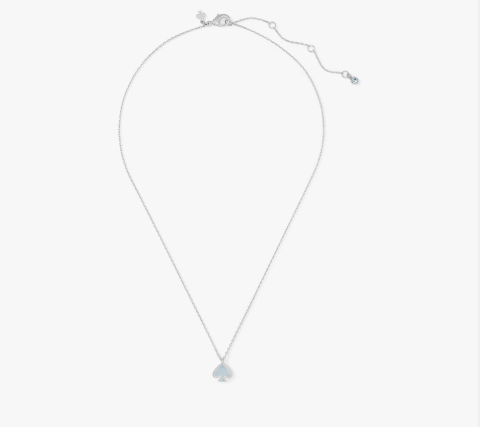 [S] KATE SPADE CRISP SKY O0RU3073 EVERYDAY SPADE EARRINGS, 196021628399 (SKS1681)