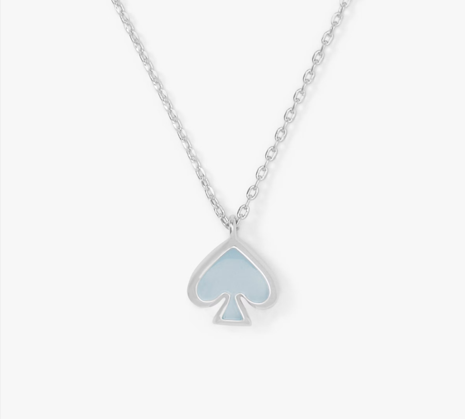 [S] KATE SPADE CRISP SKY O0RU3073 EVERYDAY SPADE EARRINGS, 196021628399 (SKS1681)