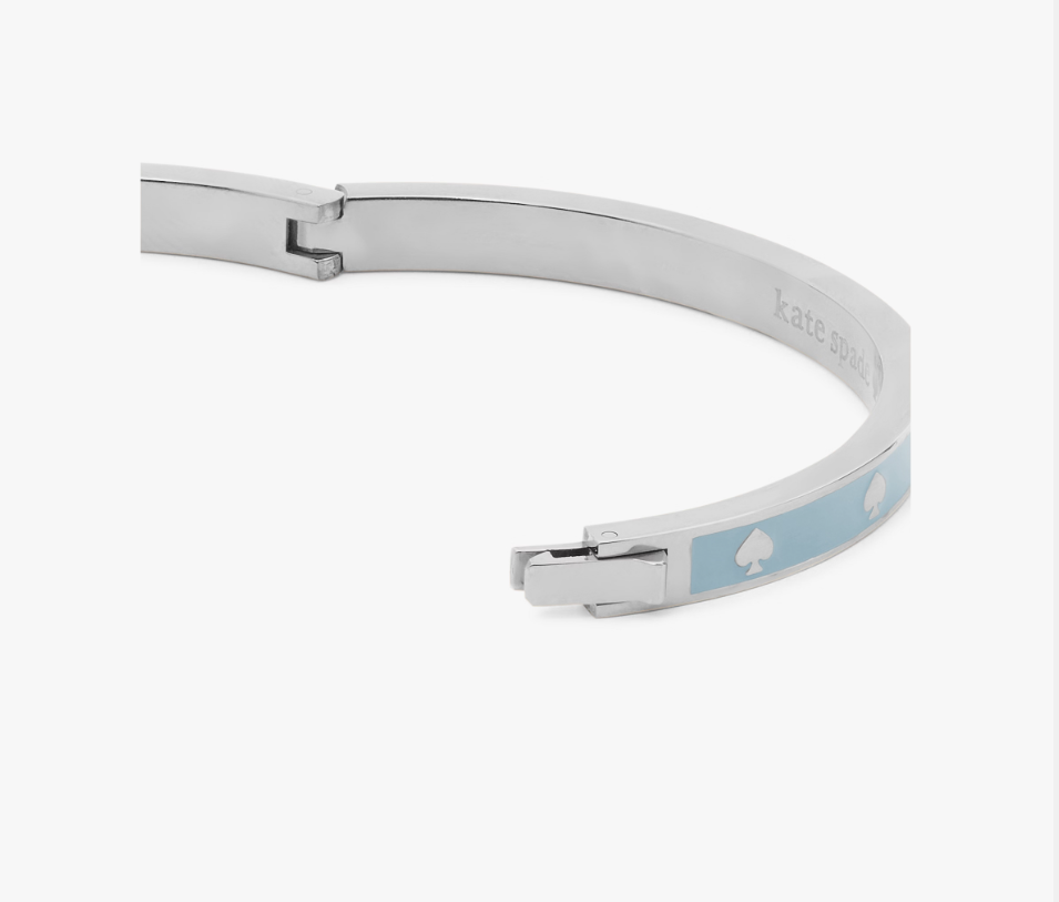 [S] KATE SPADE CRISP SKY KJ727 SPOT THE SPADE BRACELET, 196021627972 (SKS1692)