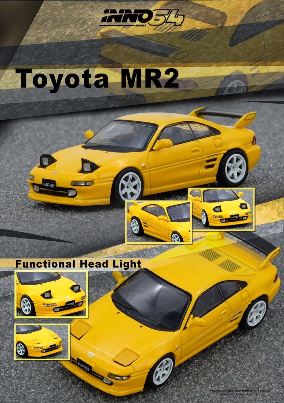 Előrendelés) INNO64 Toyota MR2 (SW20) - Junior Diecast