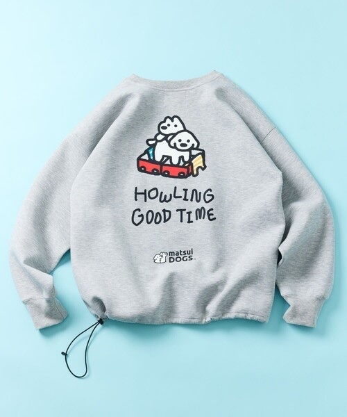 Matsui x FREAK'S STORE /  "Travel" Back Print Crew Neck Sweatshirt