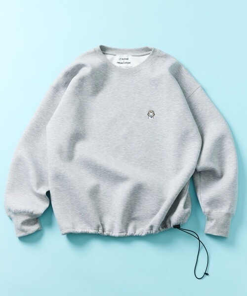 Matsui x Freak's Store / "dancing" Back Print Crew Neck Sweatshirt