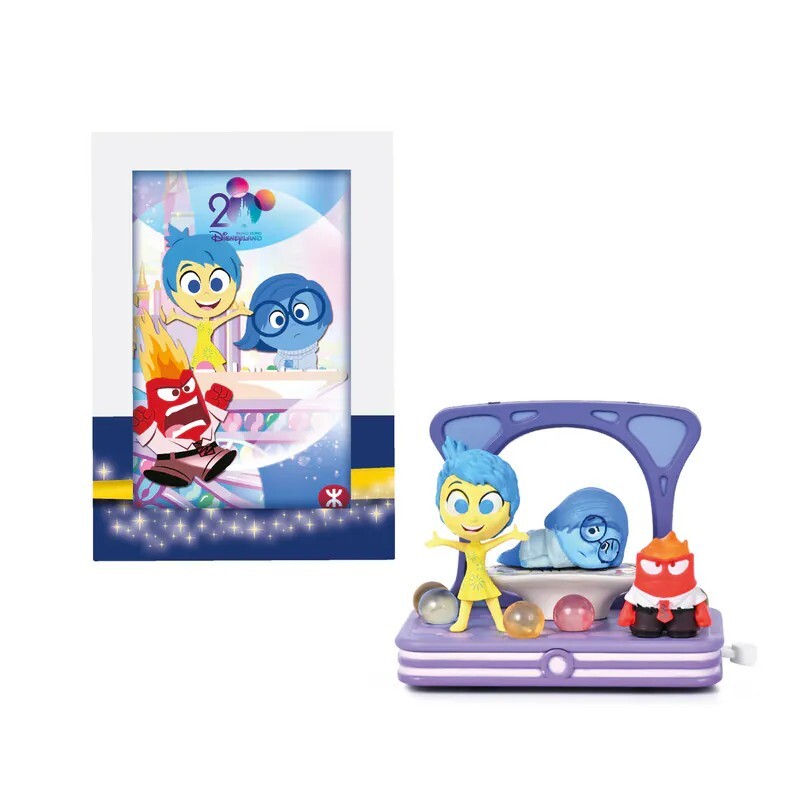 香港代購 ❘ 香港迪士尼樂園20周年 x 港鐵 腦筋急轉彎 Inside Out 收藏卡 + 場景造型 公仔 擺飾品 套組