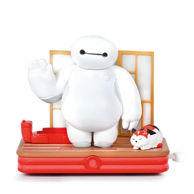 香港代購 ❘ 香港迪士尼樂園20周年 x 港鐵 大英雄天團 Big Hero 6 杯麵 Baymax 收藏卡 + 場景造型 公仔 擺飾品 套組