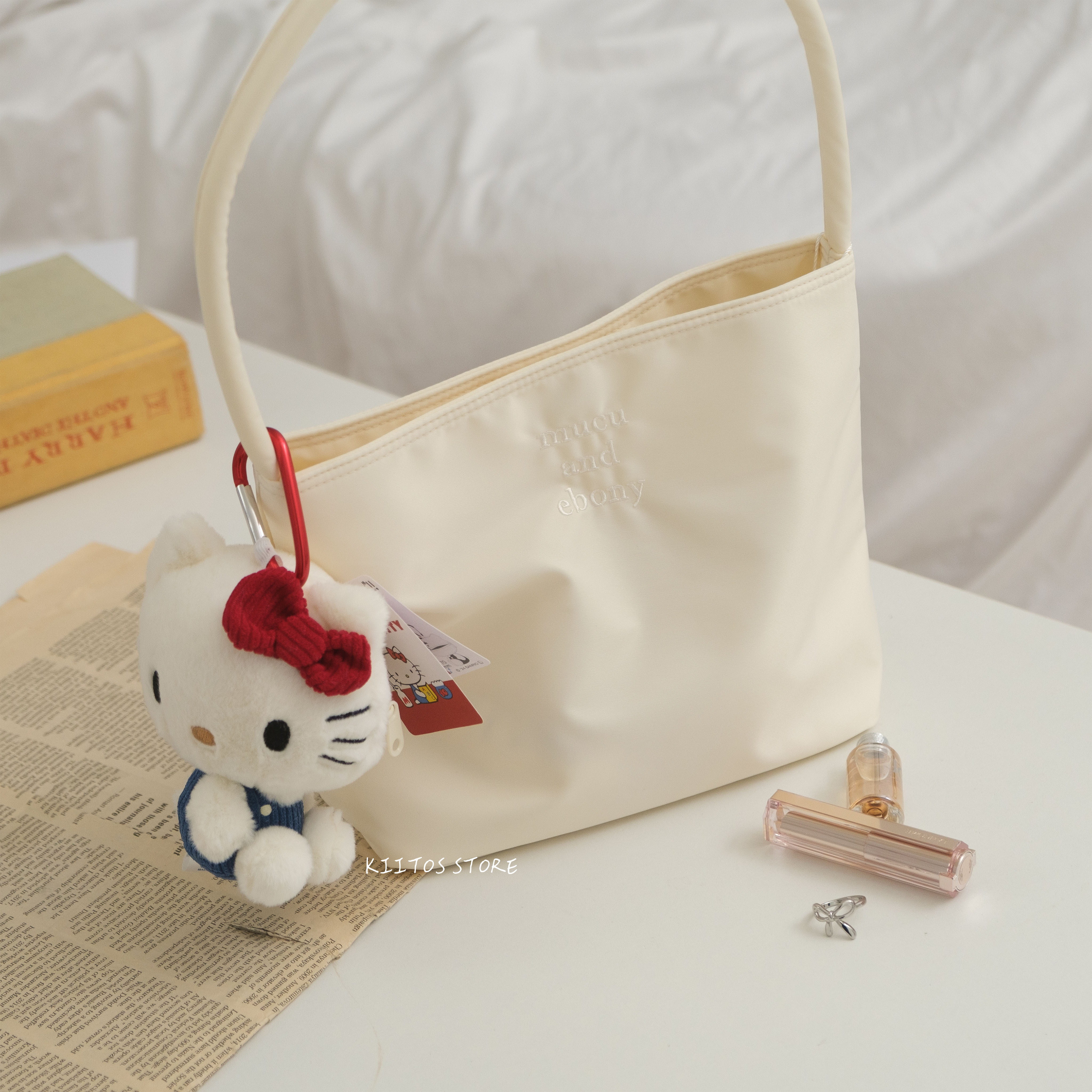 現貨  韓國代購 Mucu and ebony 托特包 糖果包  馬卡龍配色 尼龍 防水 手提包 單肩包