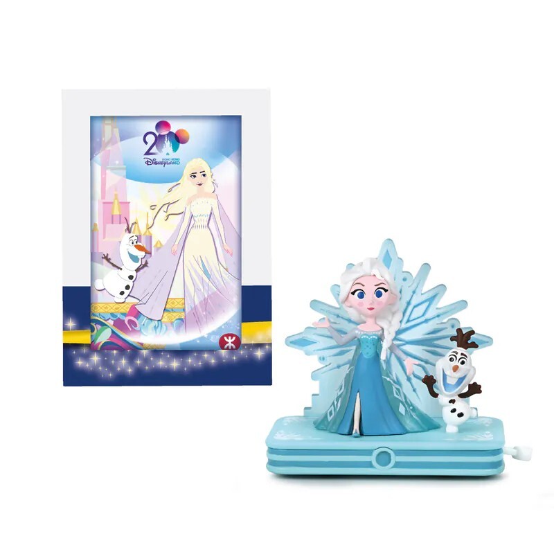 香港代購 ❘ 香港迪士尼樂園20周年 x 港鐵 冰雪奇緣 Frozen 收藏卡 + 場景造型 公仔 擺飾品 套組