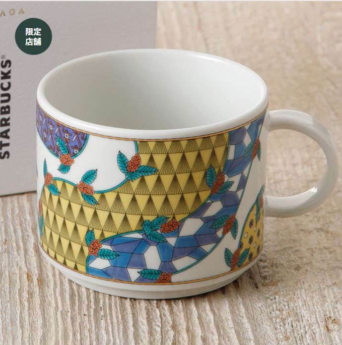 [現貨] 日本星巴克 [JIMOTO Made]金澤限定 馬克杯 Kutani 古九谷風 237ml