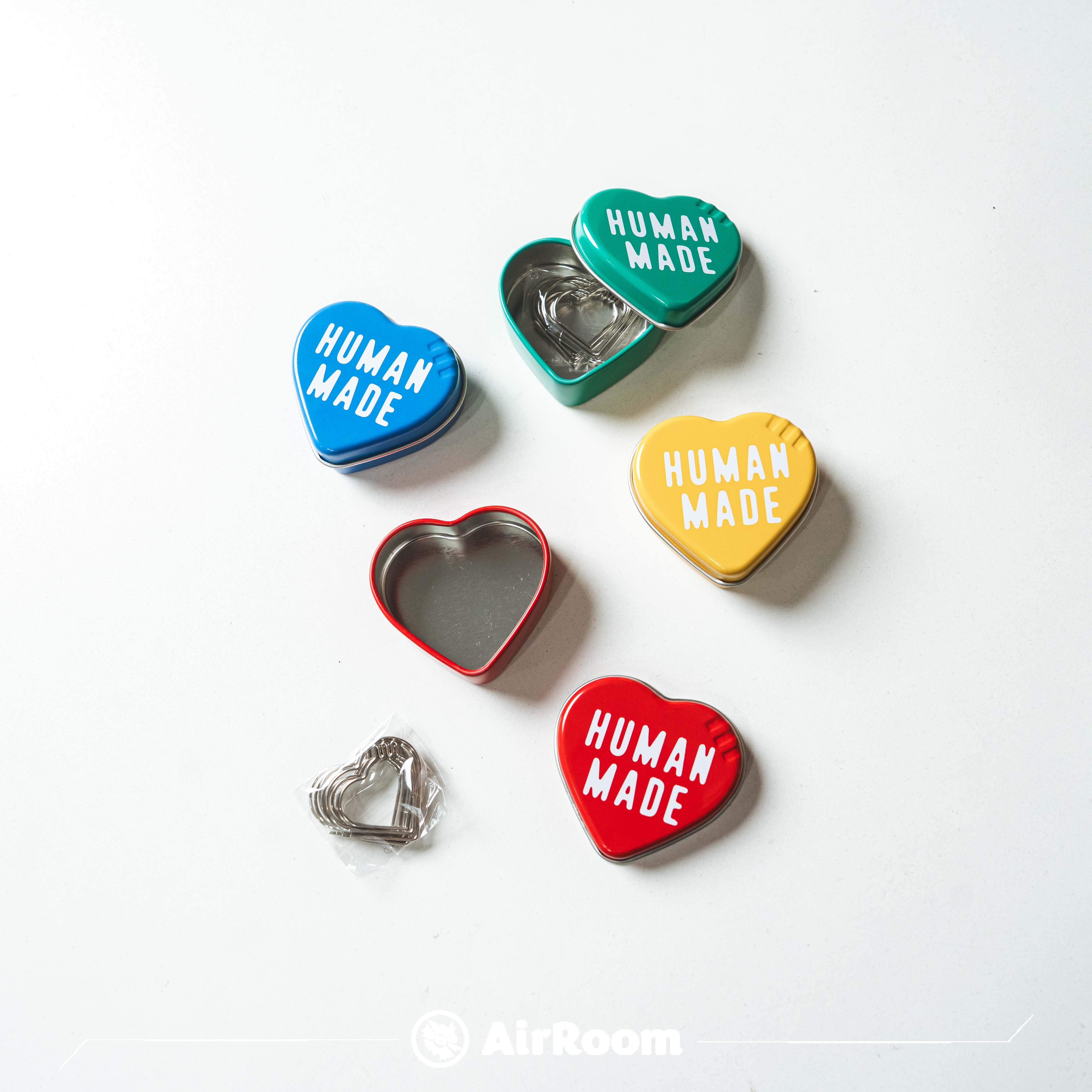 2025AW HUMAN MADE 愛心 迴紋針 鐵盒 現貨