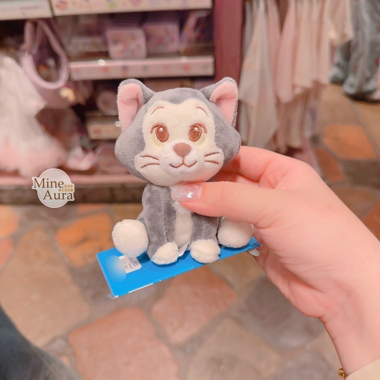 費加洛 Figaro the Cat 磁鐵 坐肩 絨毛 娃娃 公仔 皮諾丘 Pinocchio -香港迪士尼樂園