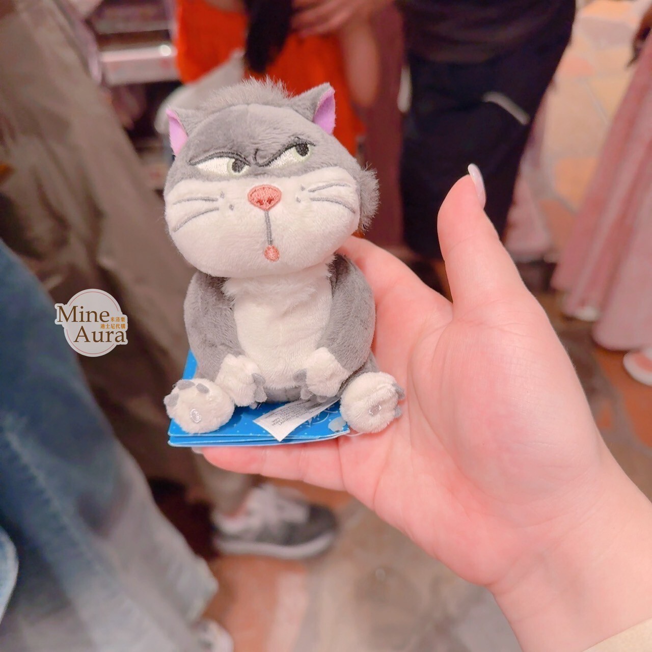 路西法 魯斯佛 Lucife 壞貓咪 磁鐵 坐肩 絨毛 娃娃 公仔 -香港迪士尼樂園