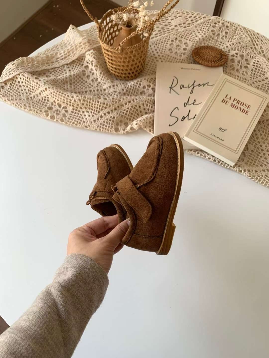 親子猄皮休閑鞋-小童