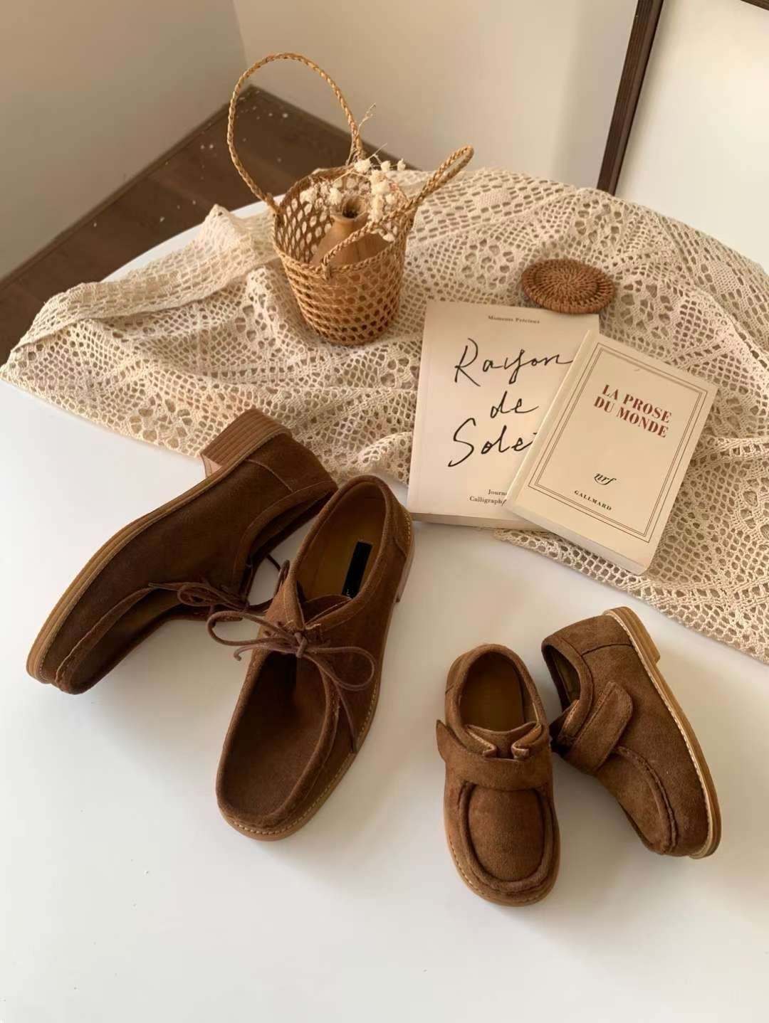 親子猄皮休閑鞋-小童