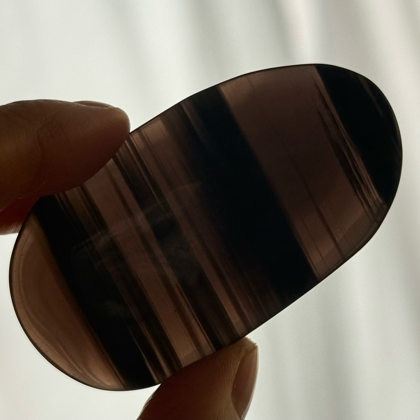 [原石] 幻影黑曜岩 水晶把玩