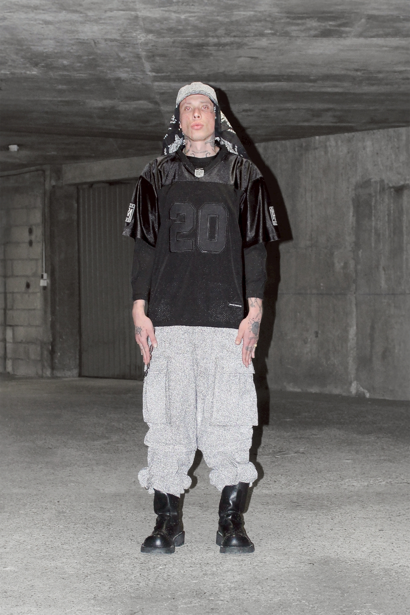 Bornrich 2091 FOOTBALL  JERSEY - BLACK