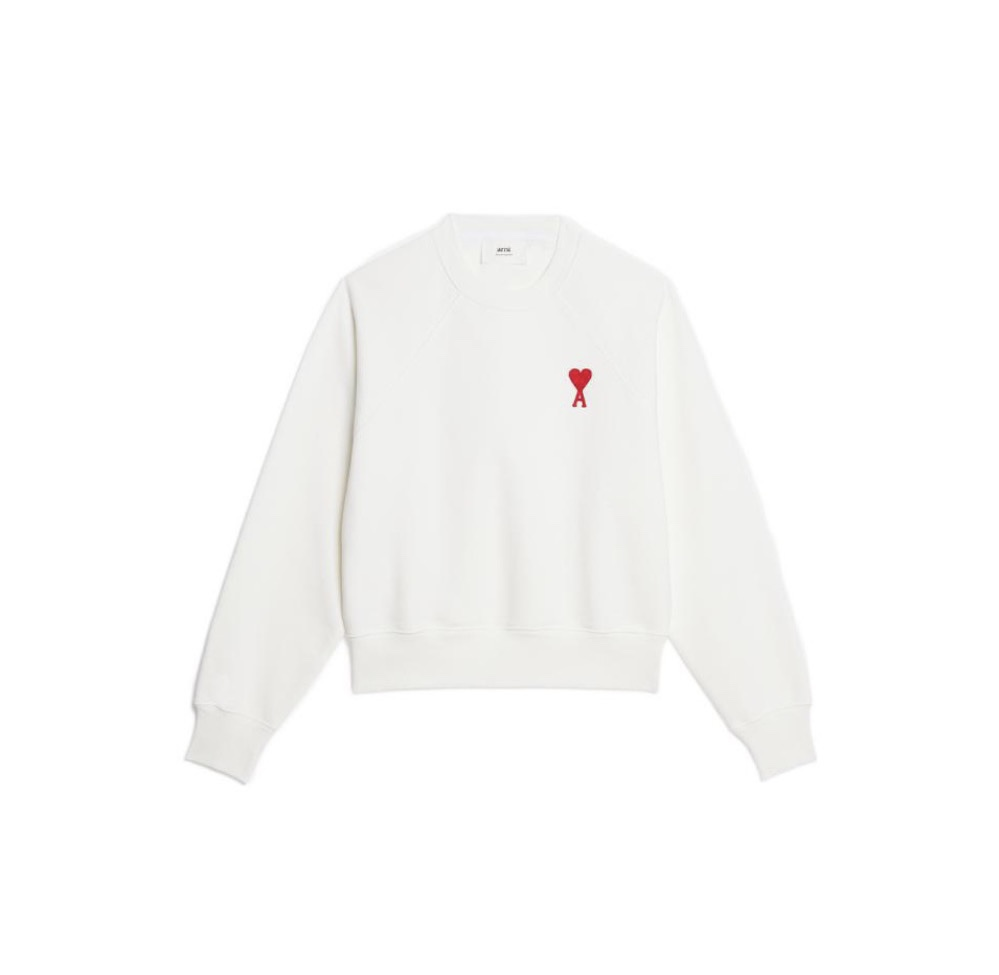 AMl 中愛心圓領大學T (3色)