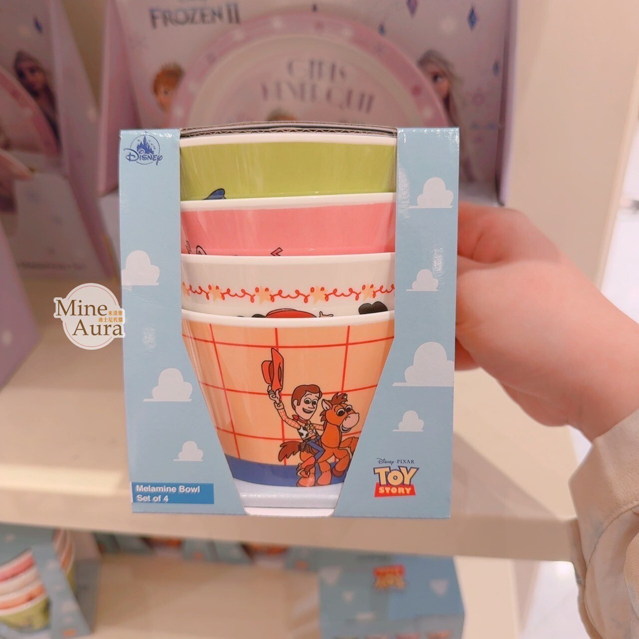 玩具總動員 Toy Story 經典角色 圖案 碗 4入組 -香港迪士尼樂園