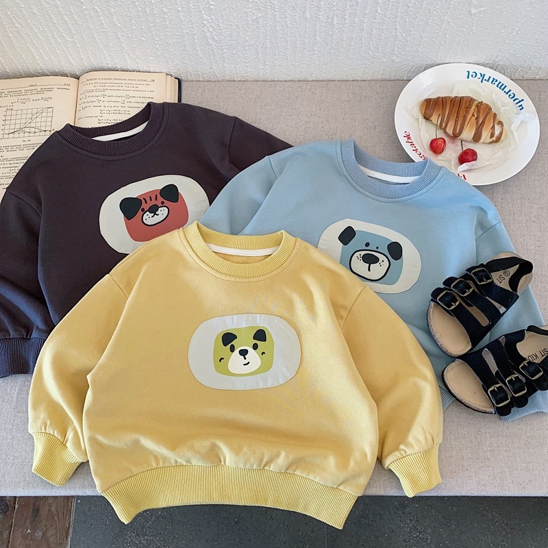 可愛小動物圓領上衣