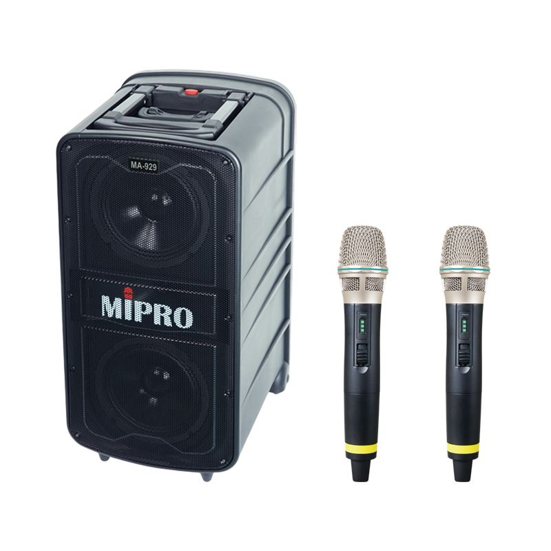 MIPRO MA-929 DPM3/58H*2｜雙手持數位擴音行動無線擴音組