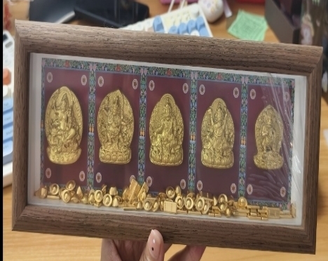 KKDU250505302 五路财神擦擦摆件