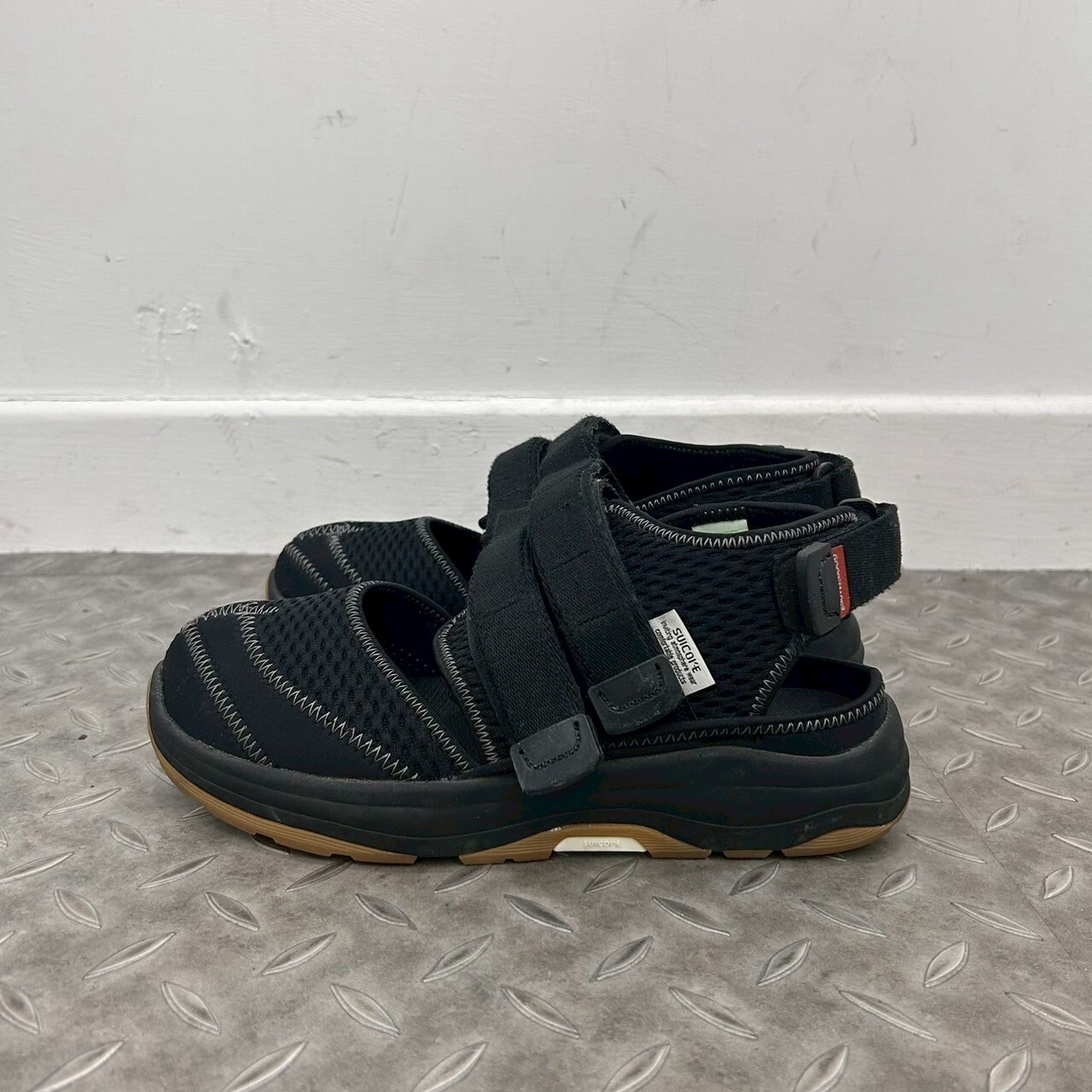 “GSK-09” Ninzai Tabi Sandals - Black SIZE 25CM