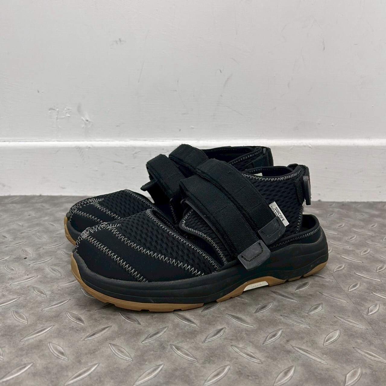 “GSK-09” Ninzai Tabi Sandals - Black SIZE 25CM