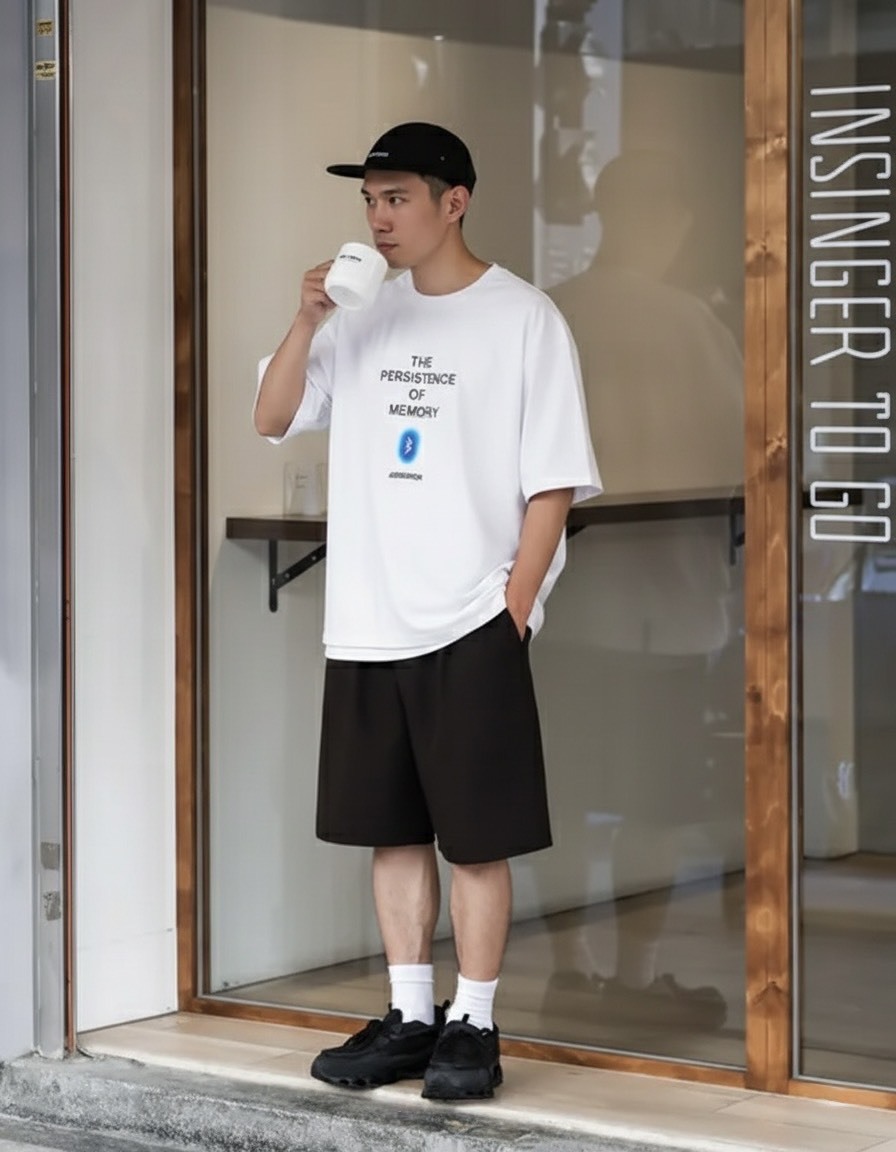 “代購” ADER ERROR White Blue Net Product. 49 T-shirt