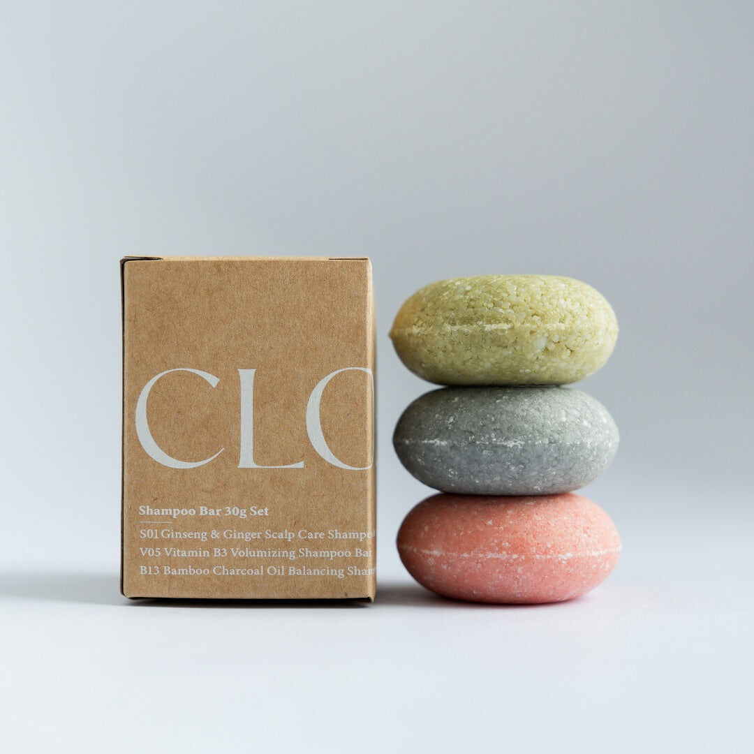 【Cloee】洗髮餅 30g三入組 | 天然植萃・強健蓬鬆