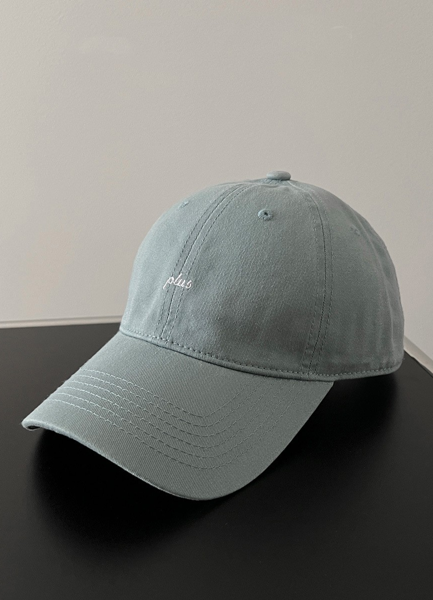 Korean Minimal Letter Embroidered Baseball Cap