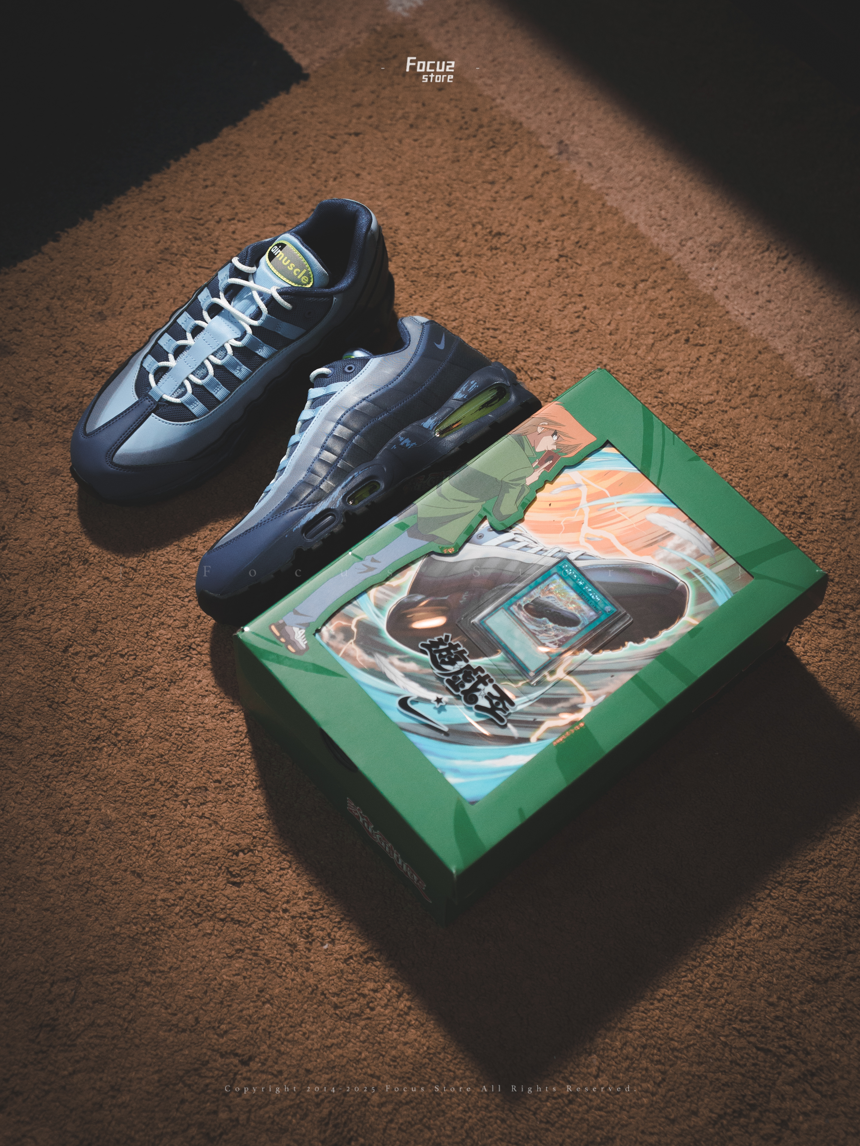 【Focus Store】部分現貨 Yu-Gi-Oh! 遊戯王 x Nike Air Max Muscle 95 QS "Joey" 藍 II7404-400