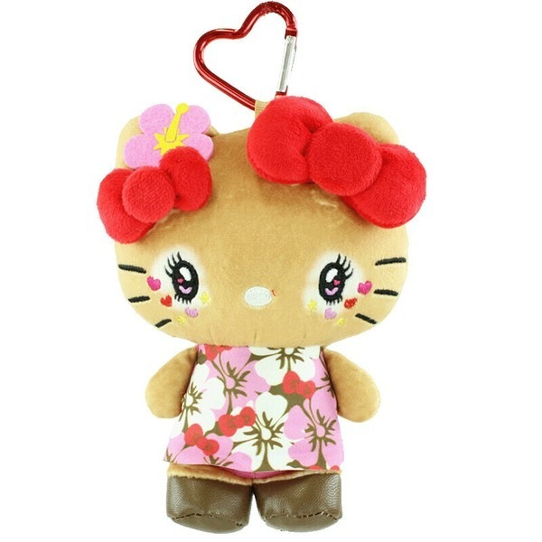 日本 Sanrio Hello Kitty 平成辣妹系列 - 公仔包包匙扣