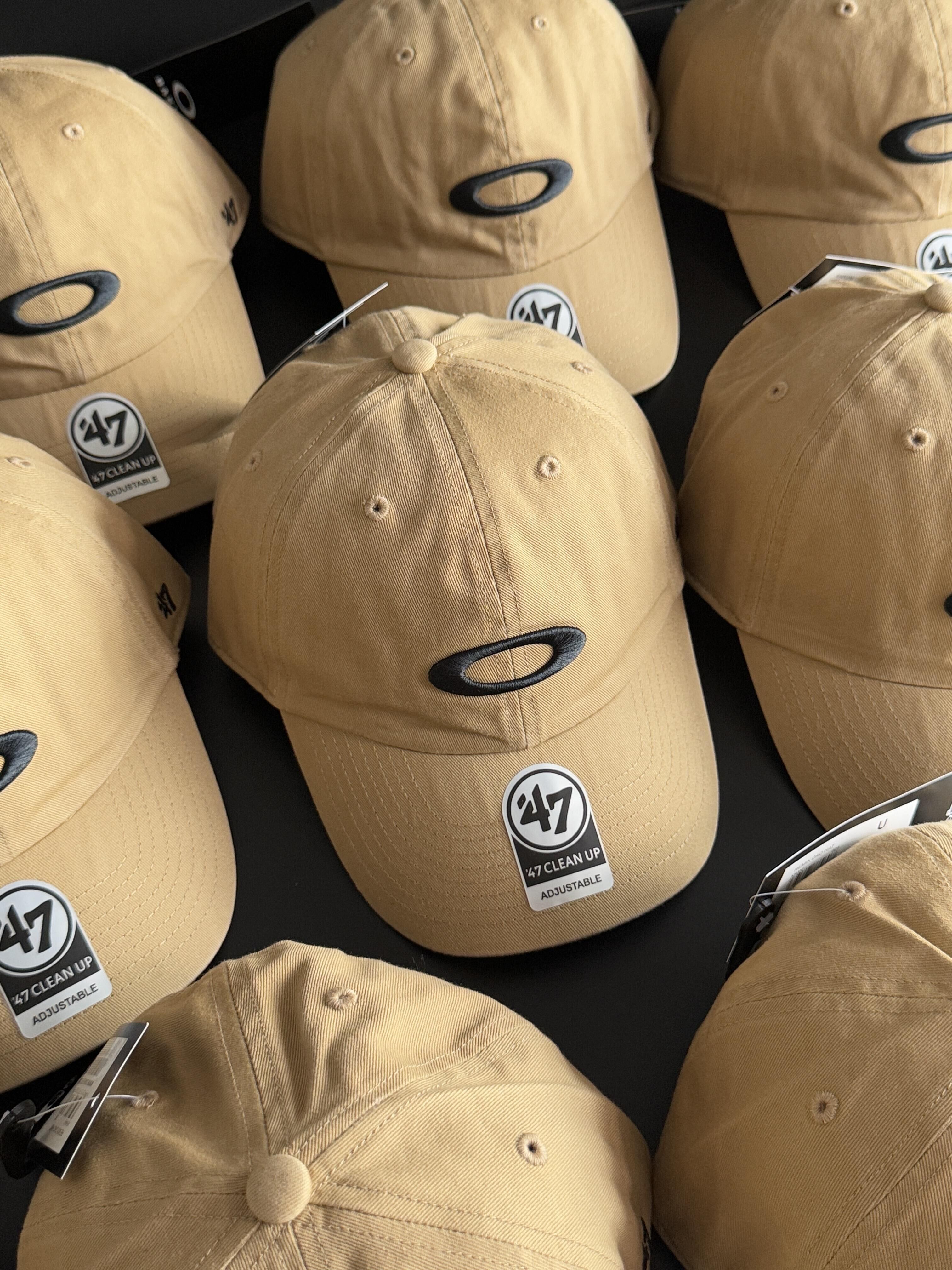 代購-Oakley歐克利x47brand聯名  Logo刺繡 鴨舌帽 老帽 四色