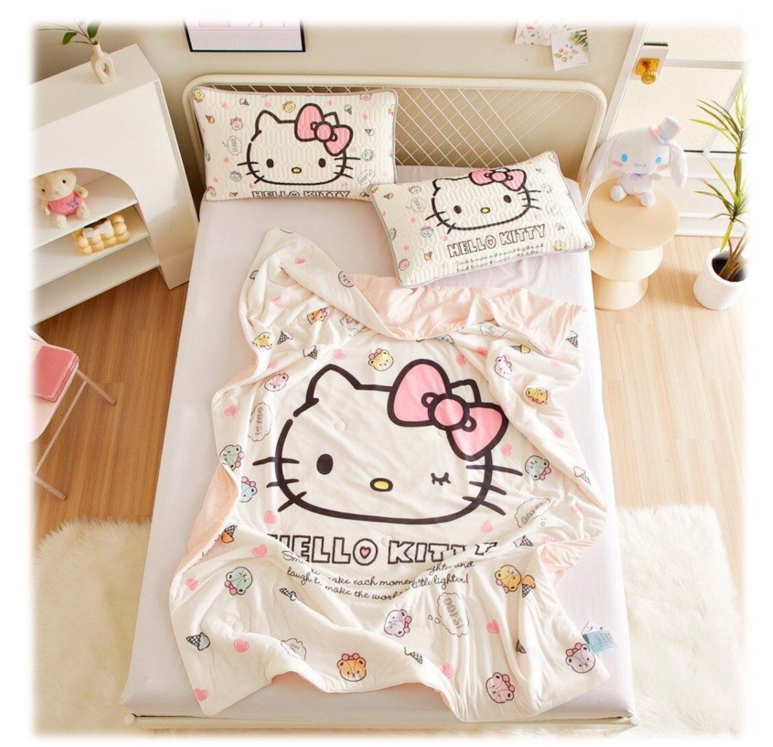 Hello Kitty  Sanrio  - 輕柔凉感冷氣被  冰涼被