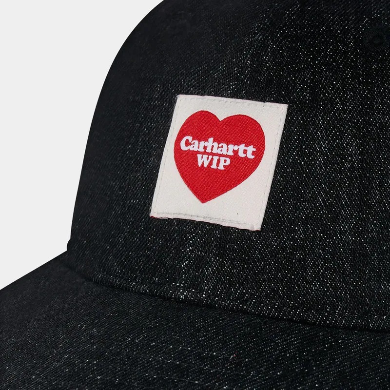 2025AW CARHARTT WIP Nash Cap 丹寧 牛仔 水洗 愛心 帽子 棒球帽 現貨 A251020