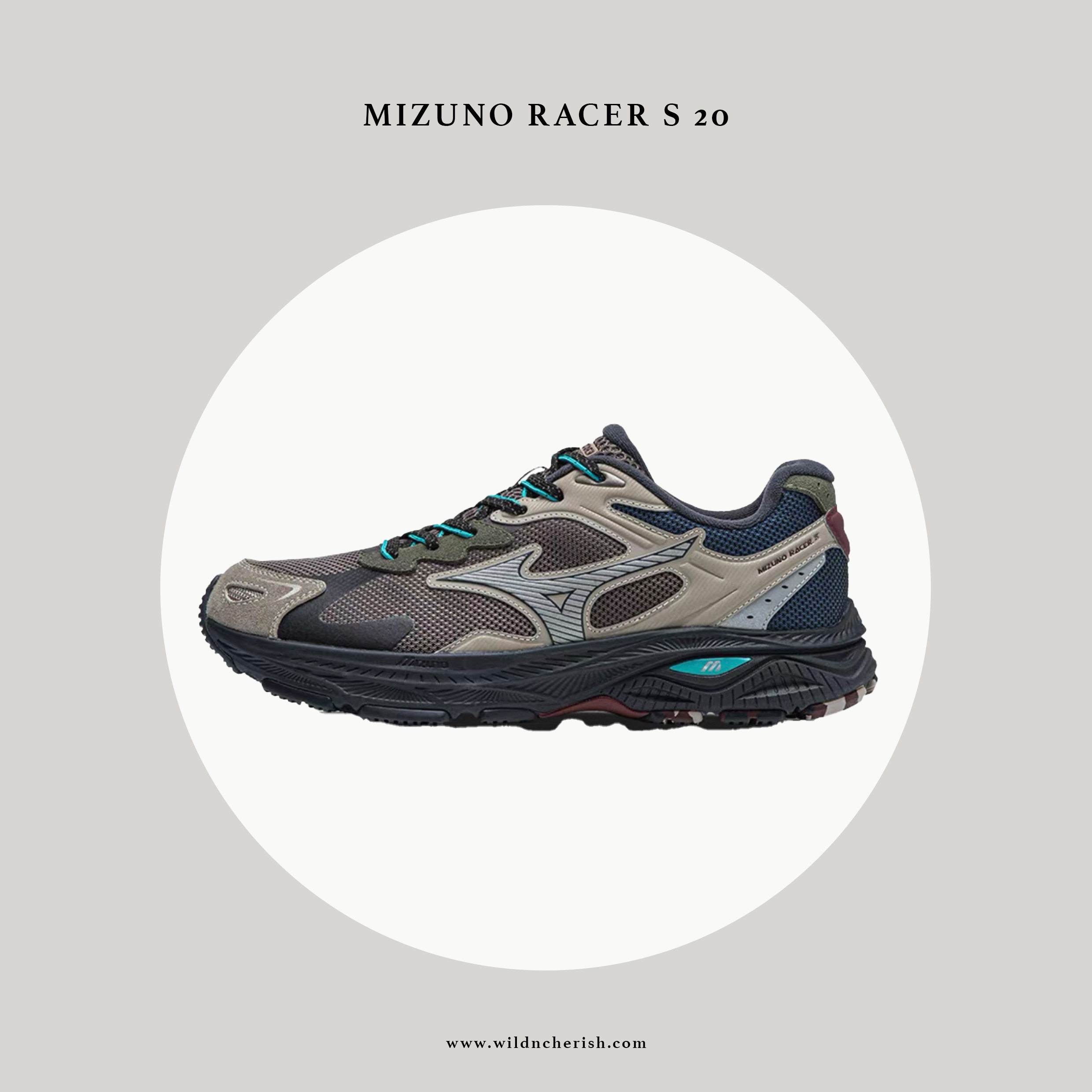 預訂 | Mizuno Racer S 2.0 防潑水 灰藍色