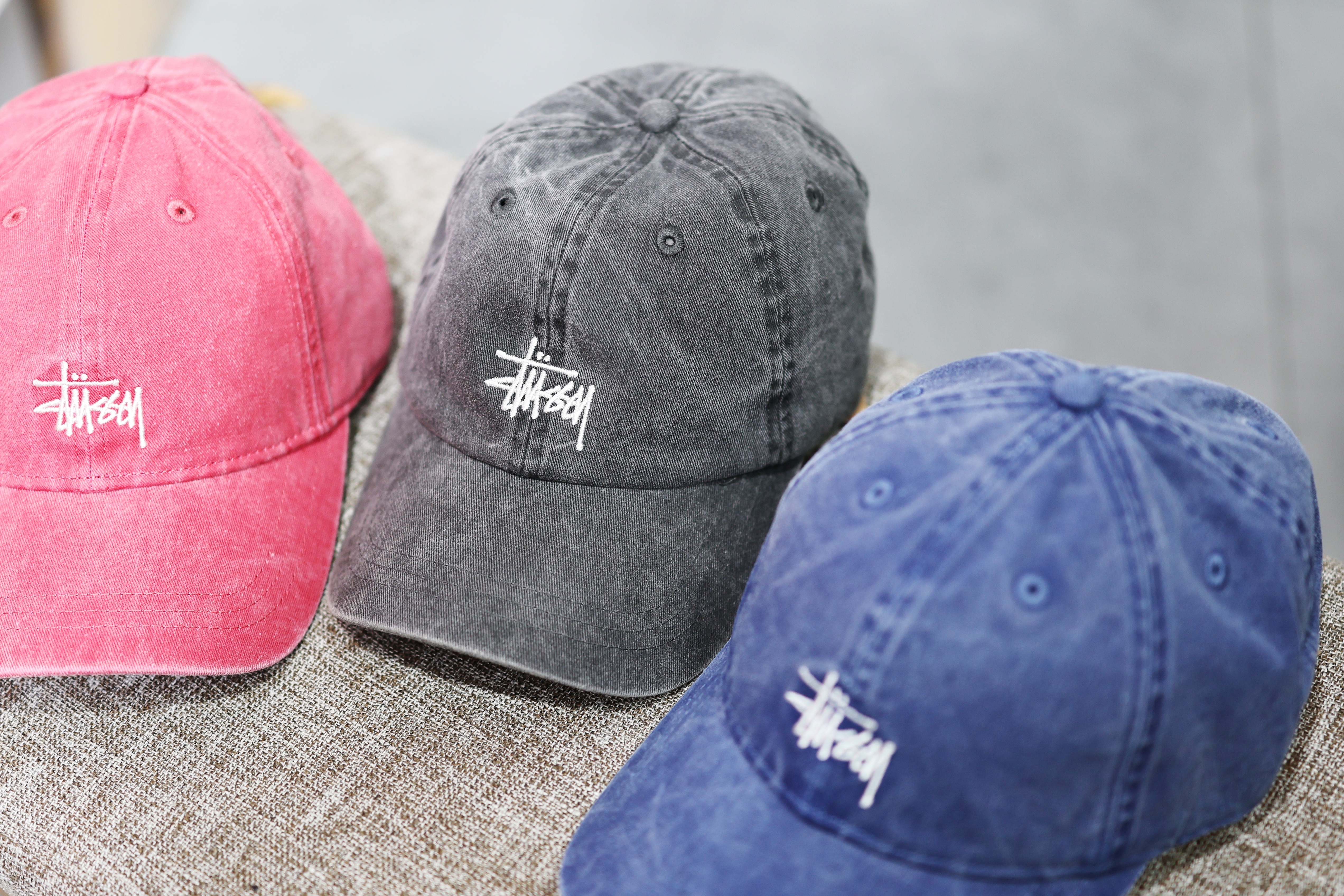 STÜSSY BASIC STÜSSY CAP WASHED CAP 洗水帽