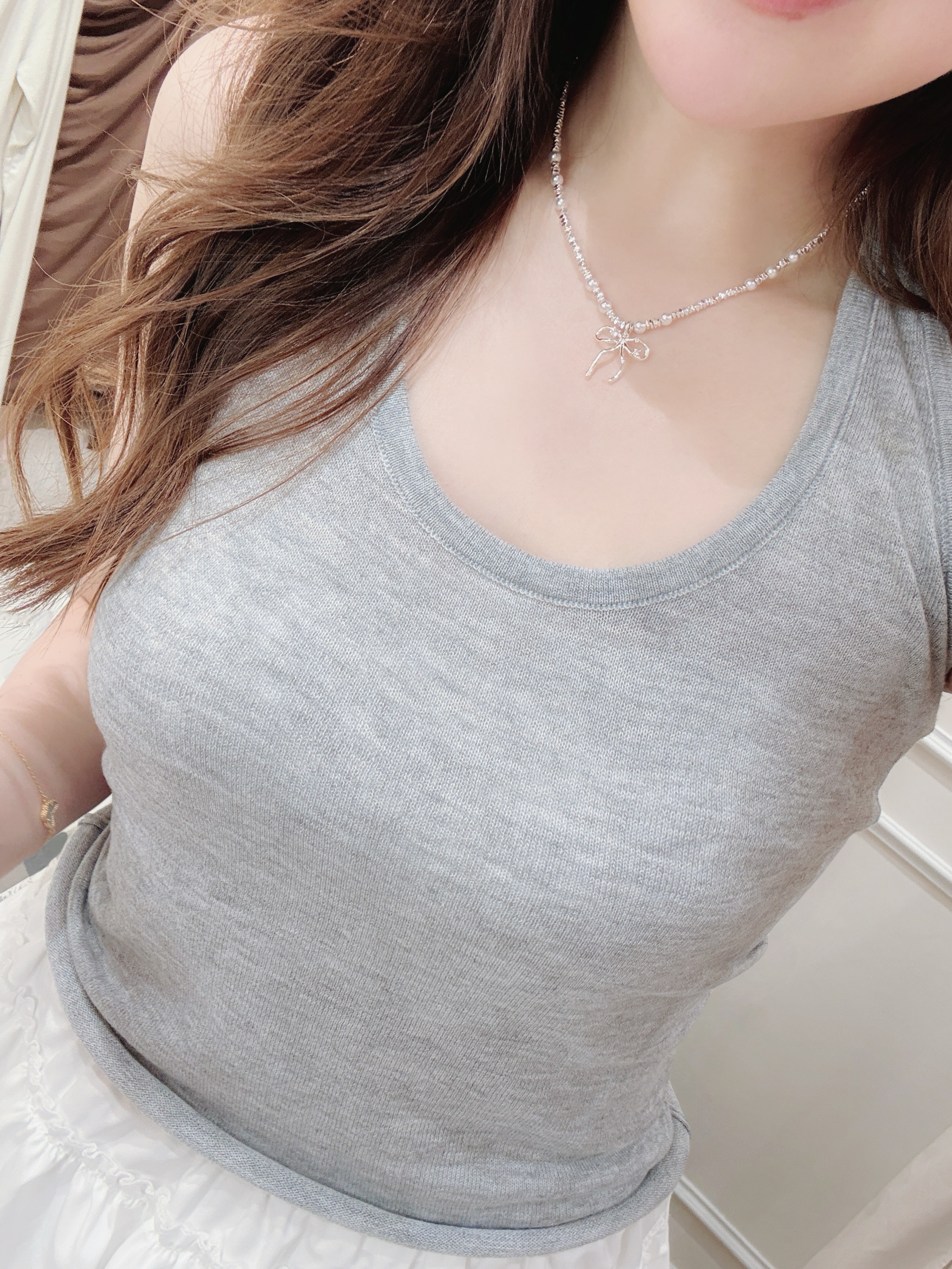 銀石閃閃心心Necklace