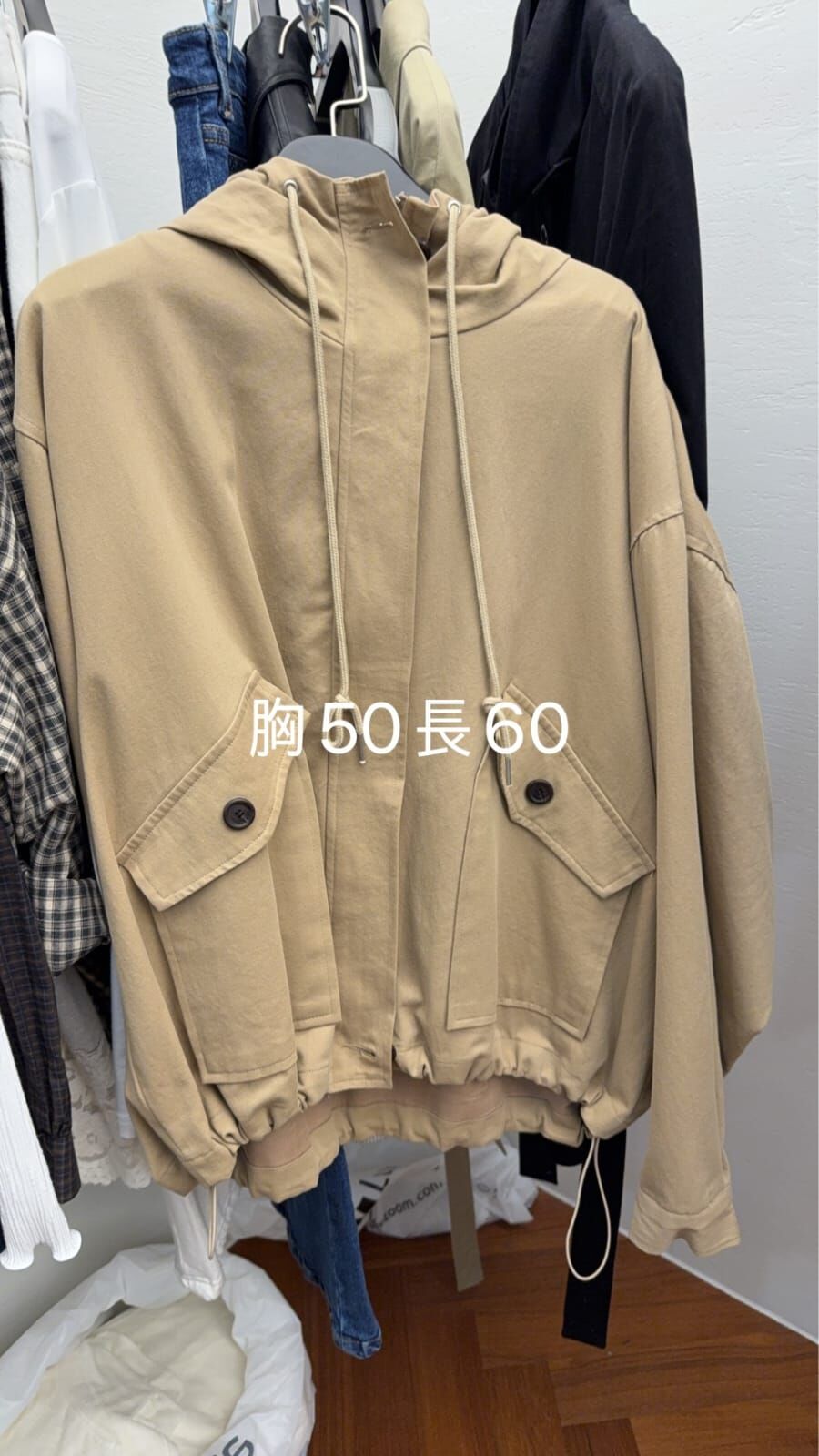 MK5040 歐美慵懶抽繩連帽外套