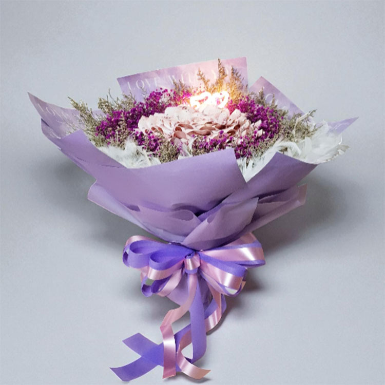 我愛你鈔票(52張)花束,鈔票花束,有錢花束,桃園花店,桃園花束,桃園婚禮小物,幸福禮物,money bouquet,52-banknotes bouquet