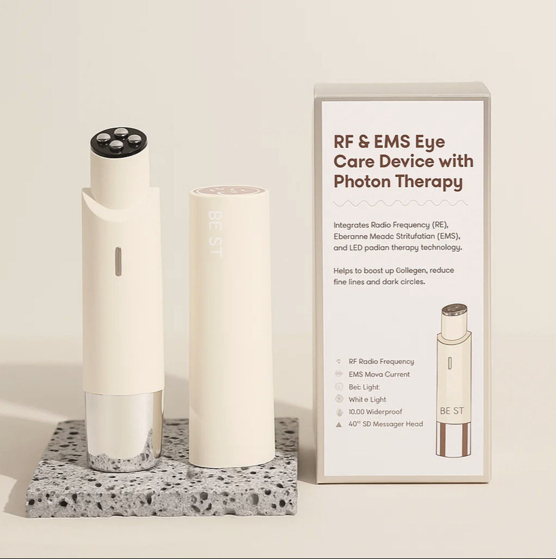 BE.ST 逆齡嫩眼儀 ( 微電流+RF+黃/紅光譜 )