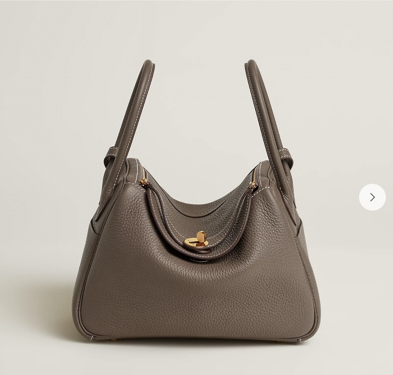 Hermes Lindy 26 Etoupe GHW