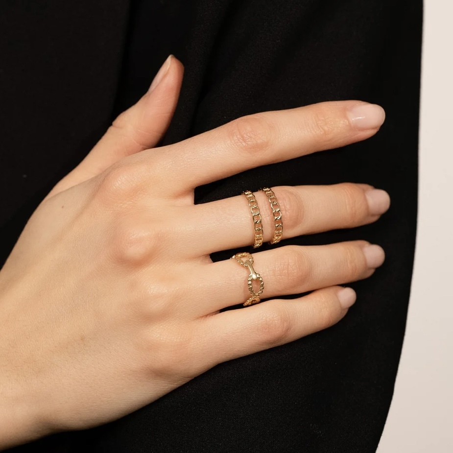 BOHM PARIS - Amarine雙層戒指