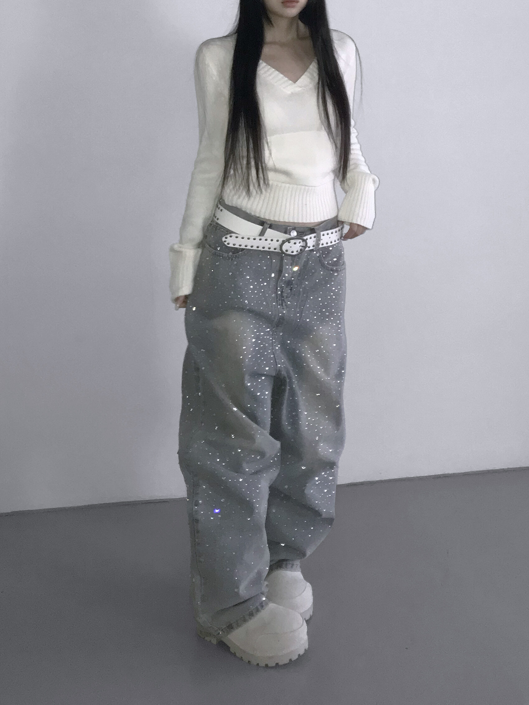 【代購】THEAIRTOWN milk poket knit  牛奶 Poket 針織衫 長袖