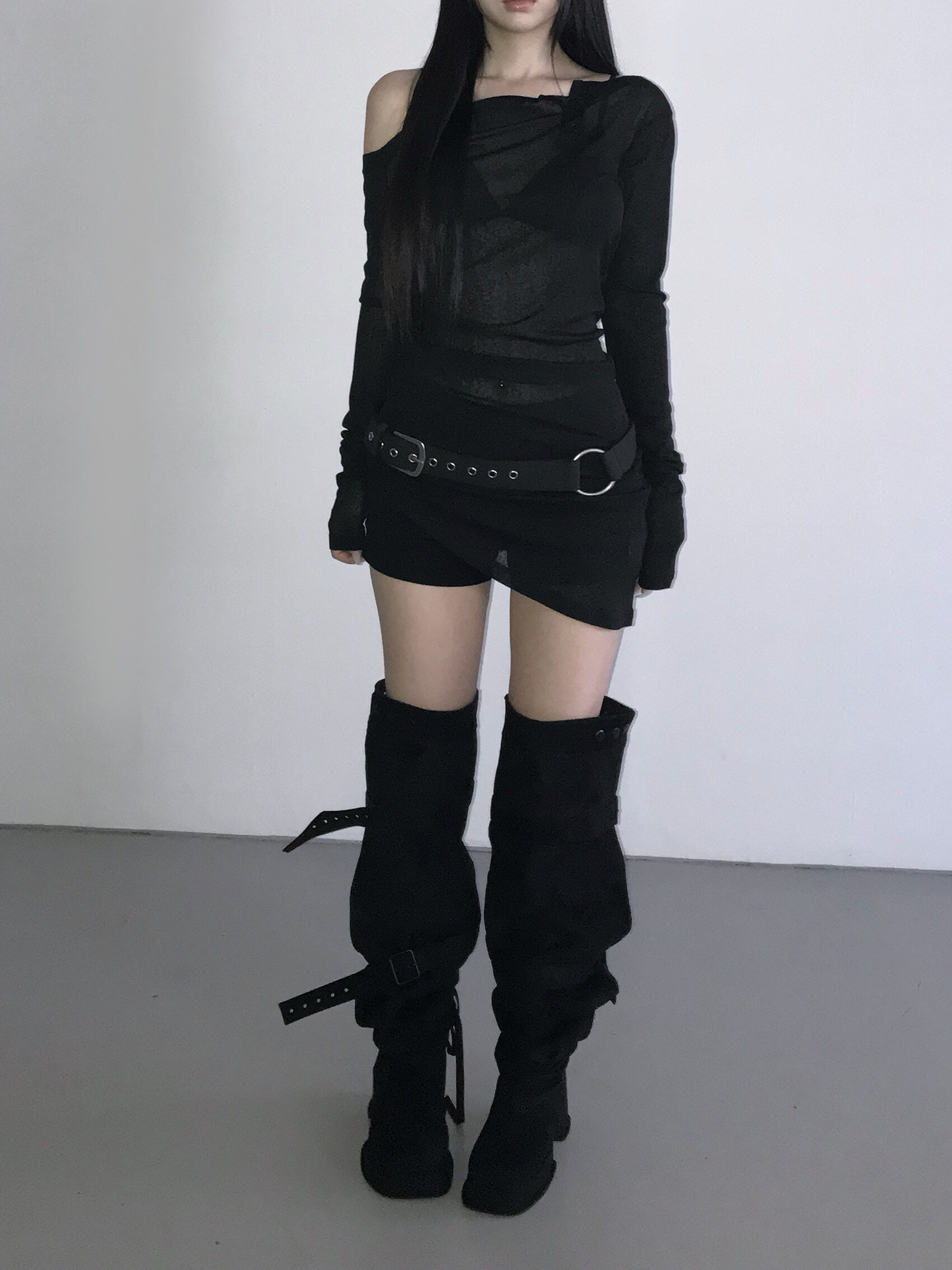 【代購】THEAIRTOWN faye warmer long knit  保暖 長款 針織衫