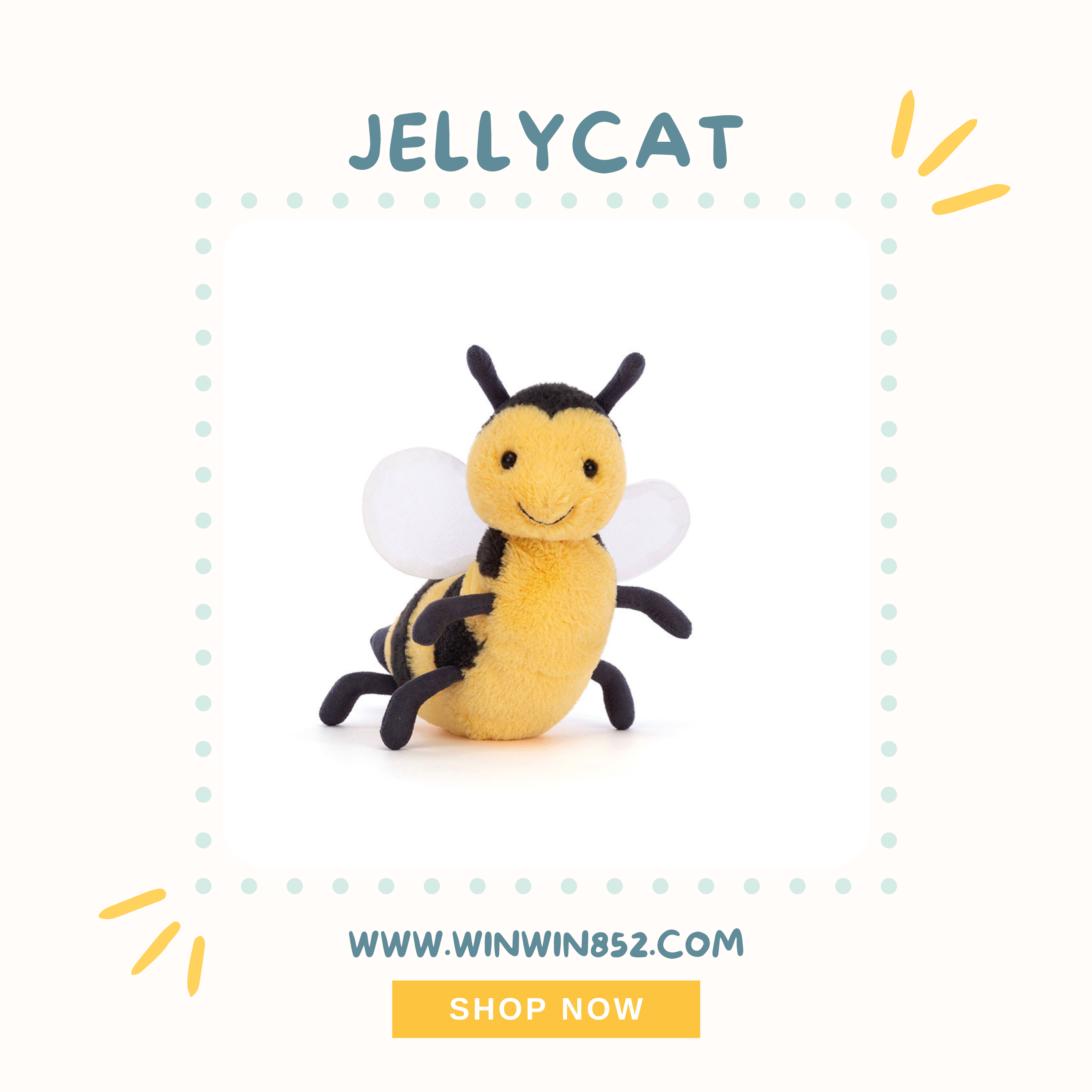 Jellycat Brynlee Bee