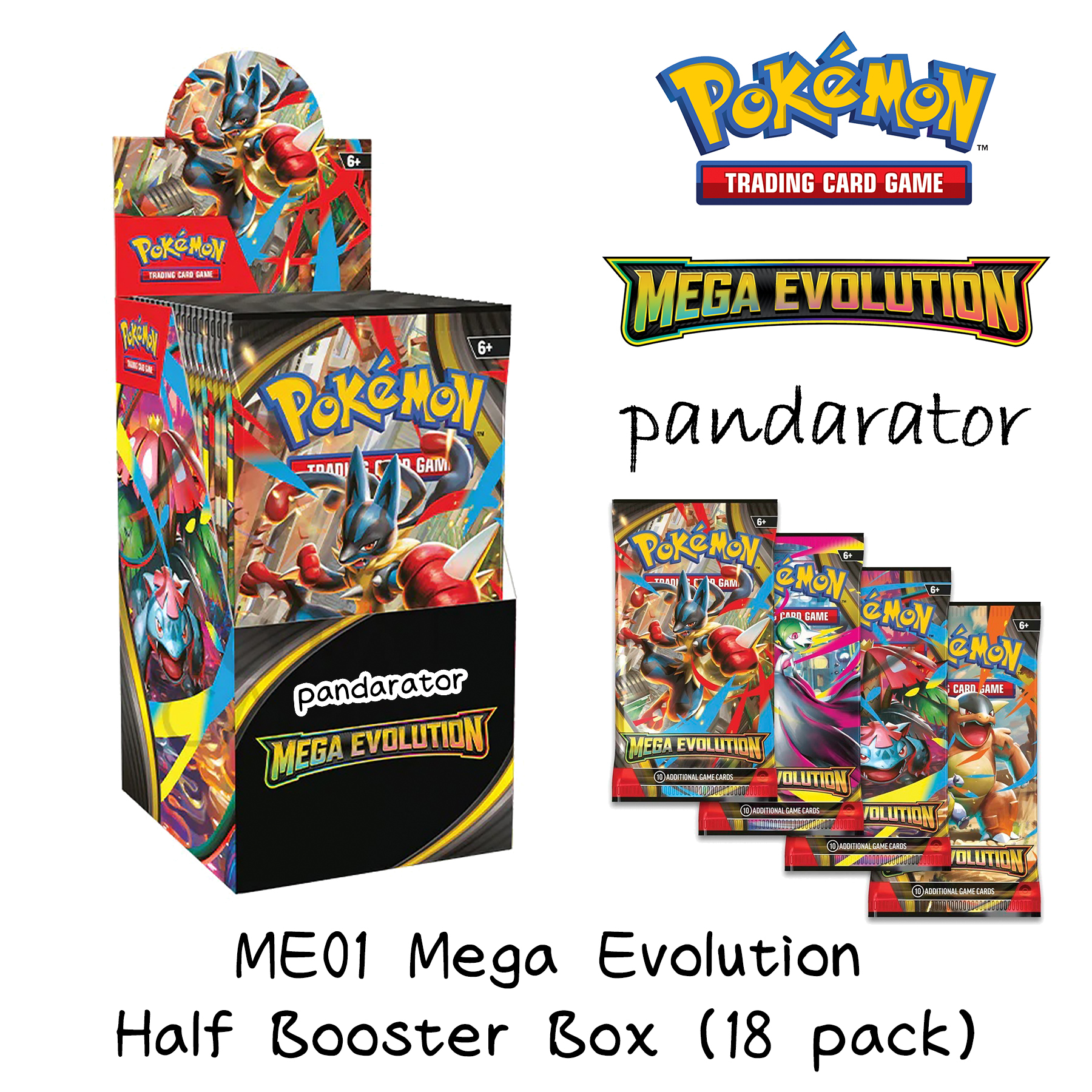 ME01 Mega Evolution Half Booster Box (18 pack)
