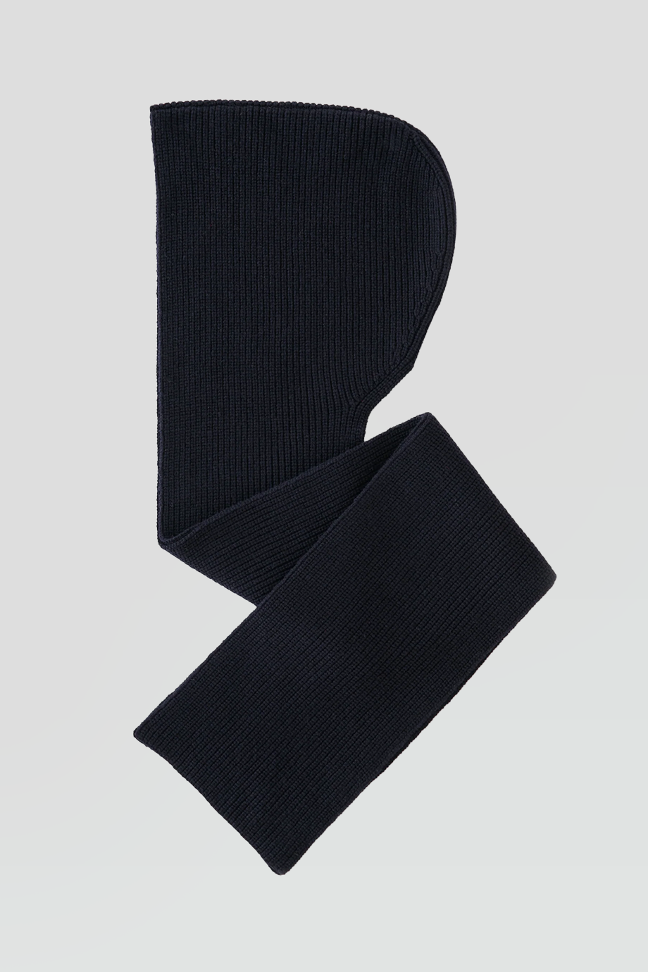 Studio Nicholson｜FIFE 羅紋針織連帽圍巾