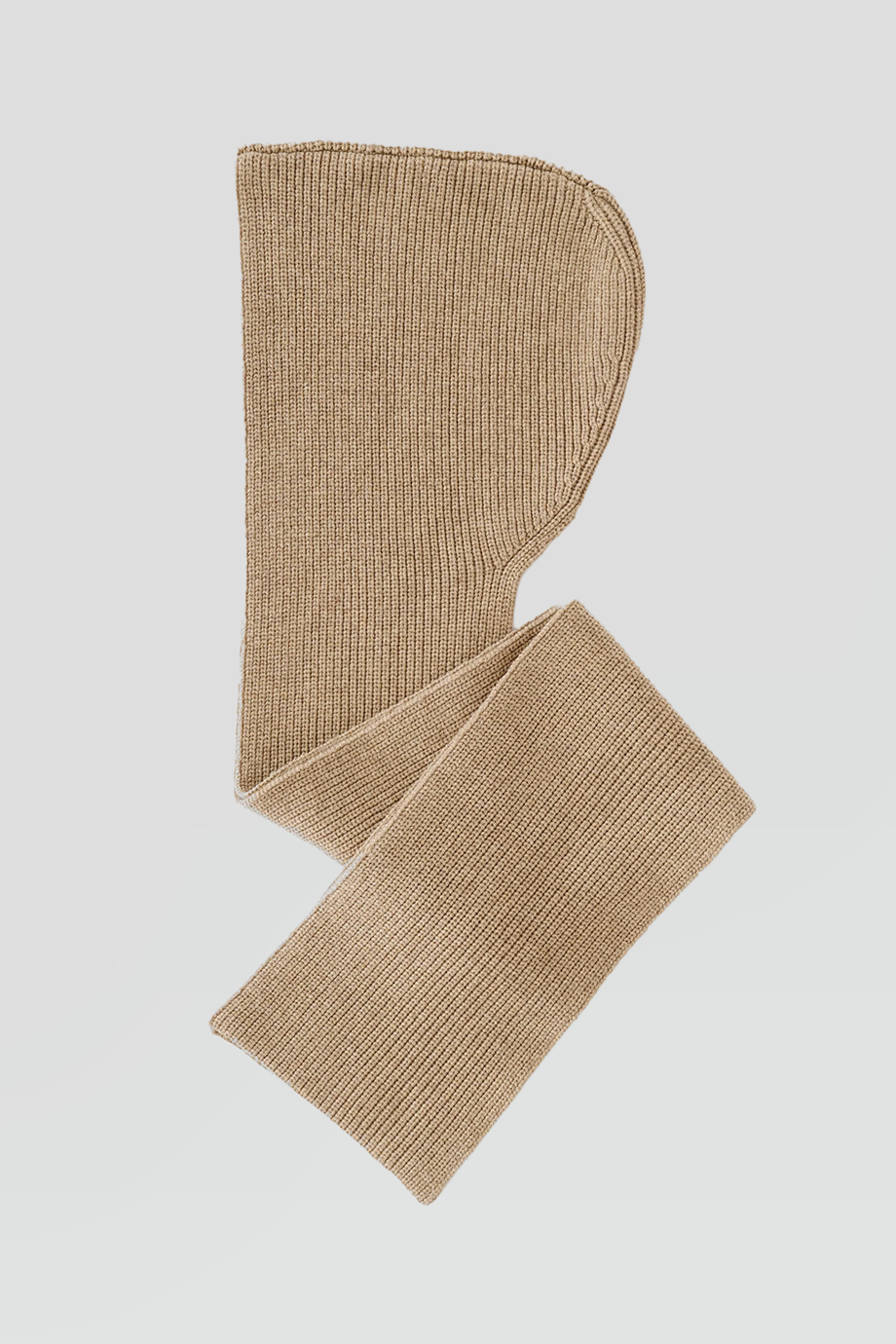 Studio Nicholson｜FIFE 羅紋針織連帽圍巾