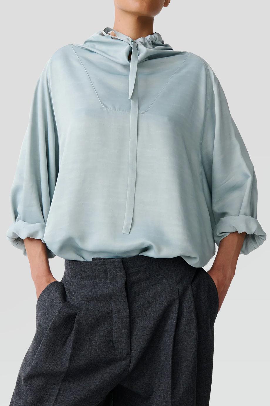 Studio Nicholson｜MIRELLE 抽繩垂墜領口寬鬆上衣