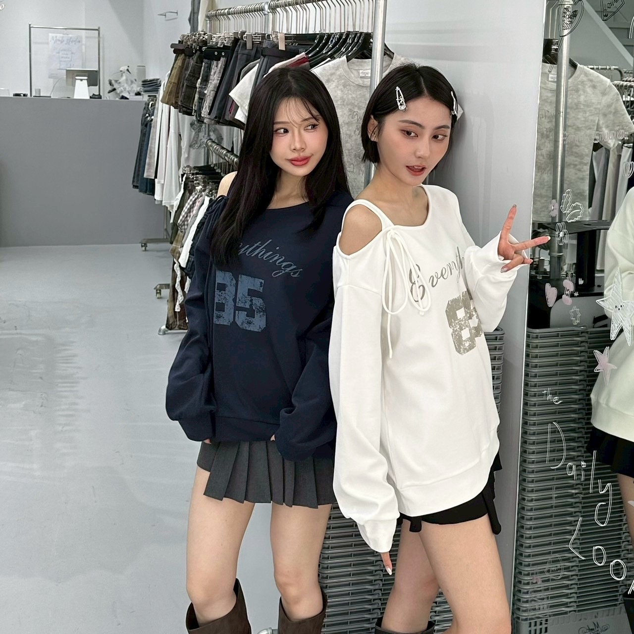 偷偷辣校園運動85斜領t