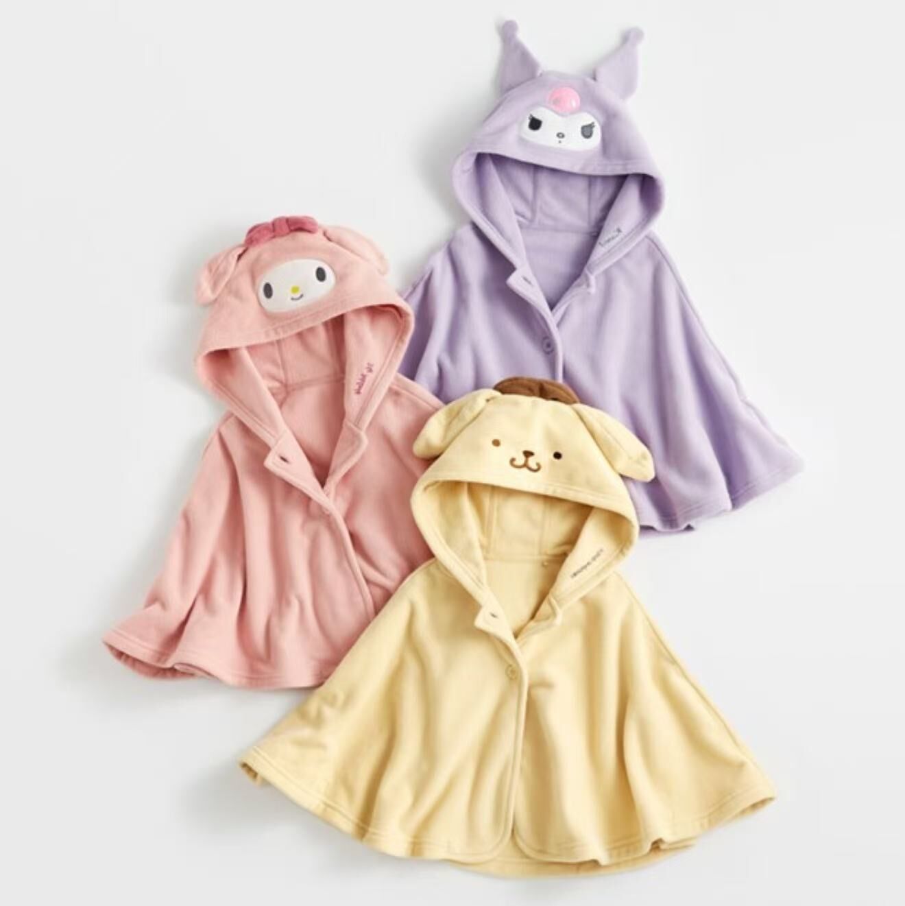 廠單 Sanrio毛毛斗篷